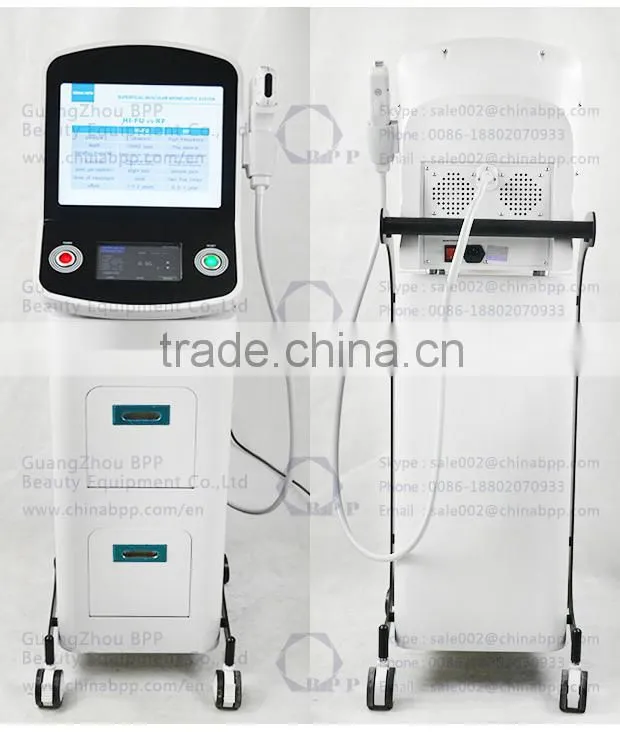 New 2016 hifu laser led light therapy face rejuvenation