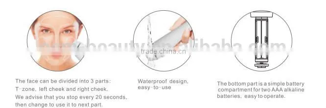 Waterproof and sonic facial brush/facial cleansing brush