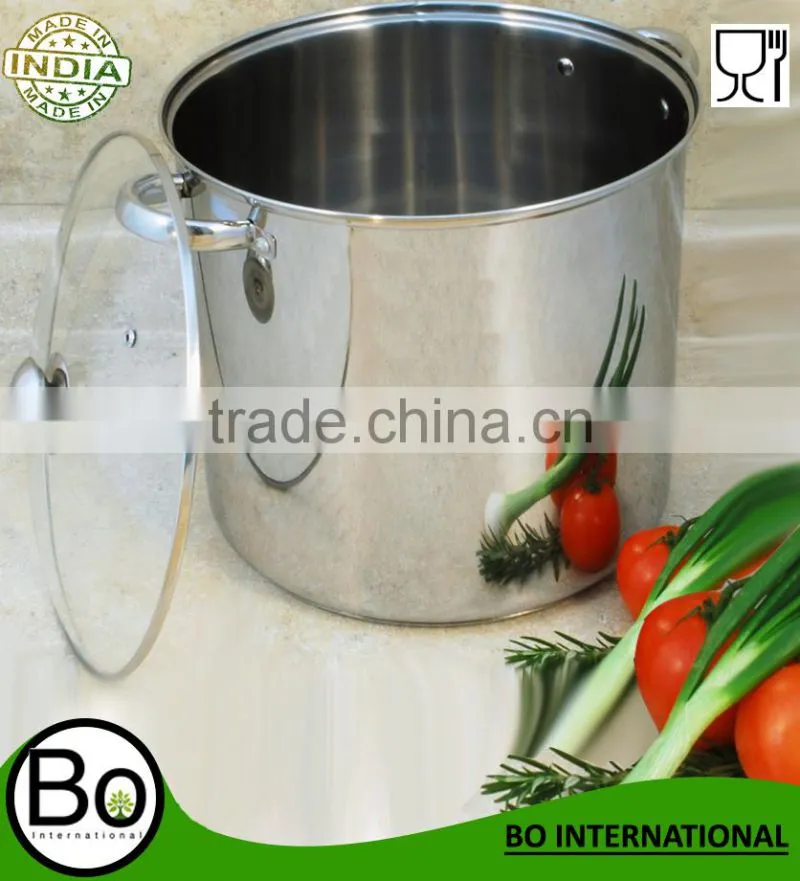 Stainless Steel Stock Pot 12 QT