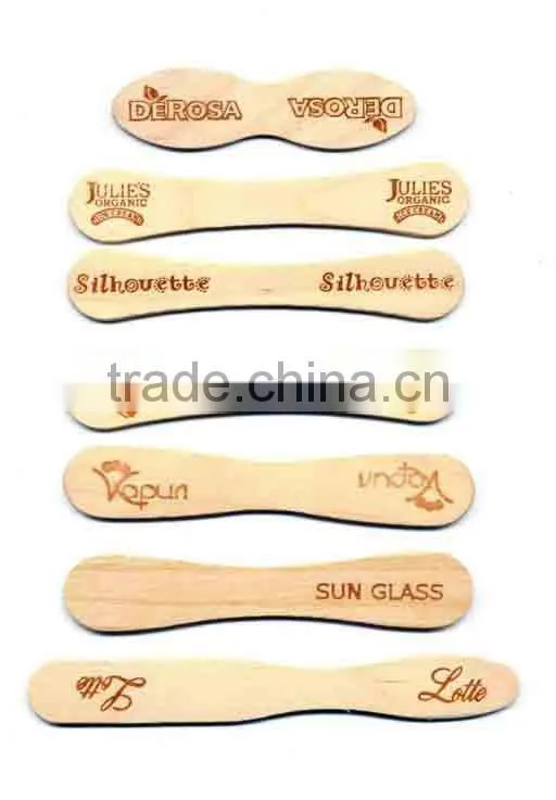 75mm wooden ice cream spoon