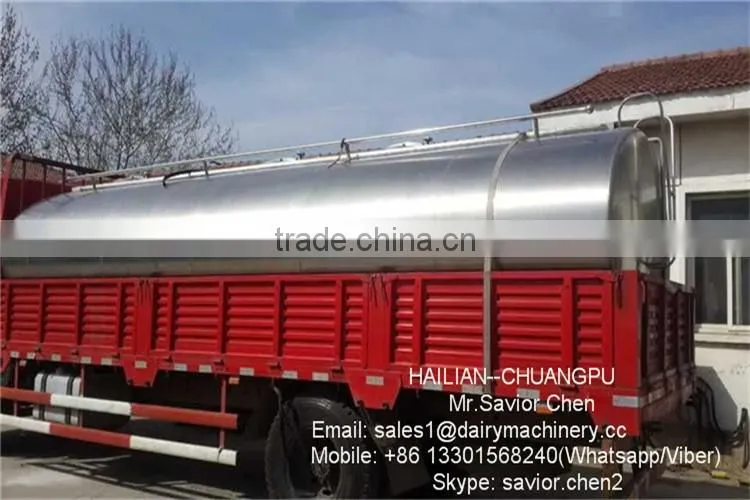 Milk Transporting Tank , Milk Tank For Factory