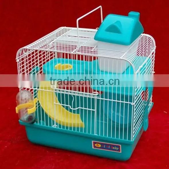 Plastic hamster pet cage with 6 colors for sale