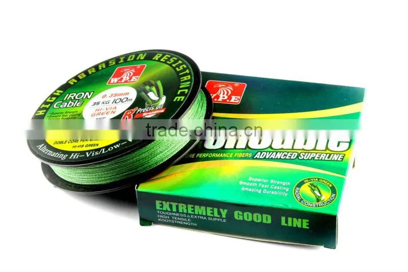 2016 Workable price latest design popular braided professional fishing line