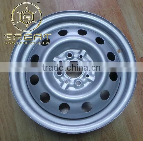 13x5.5J passenger steel rim automobile wheel