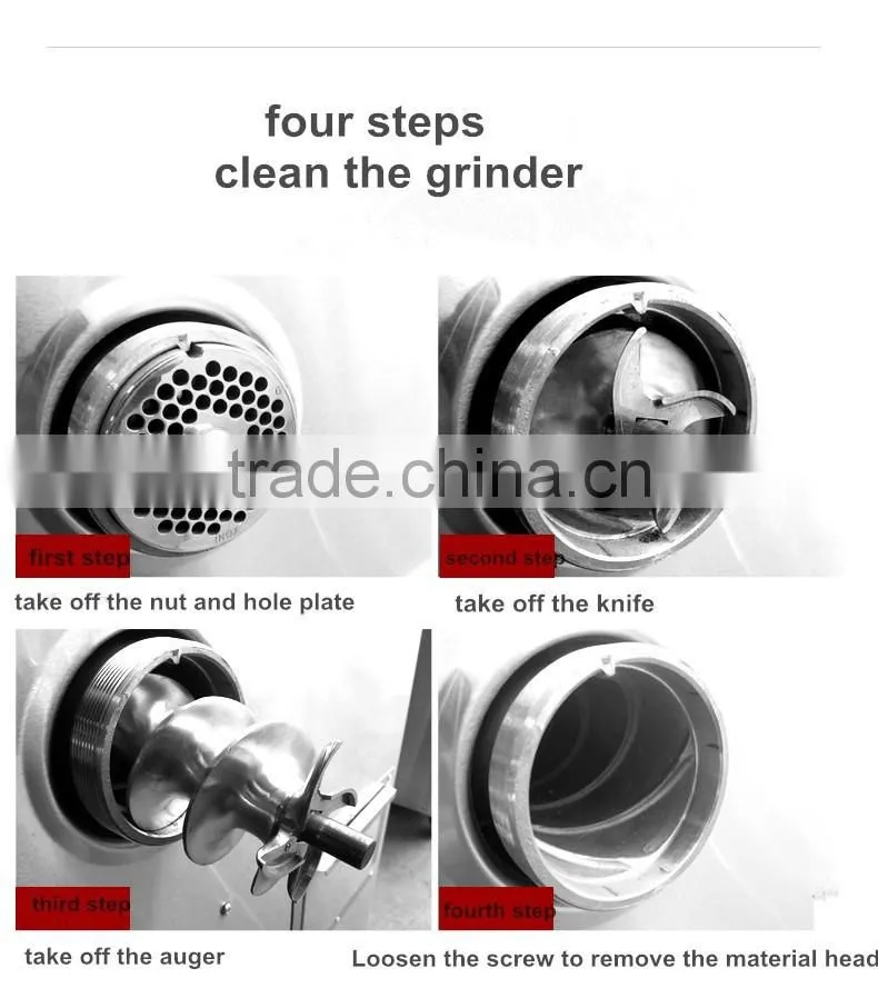Electric Full-automatic Meat processing equipment Meat Grinder