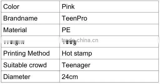 135g pink professional youth plastic frisbees