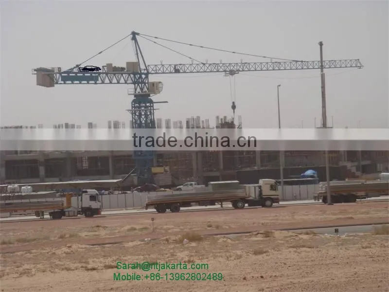 China suppliers Tip tower crane TC5079 height 10m from machine manufacturers