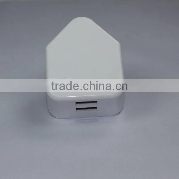 Universal 5V 2A Dual 2 USB Travel Home Wall Charger AC Power UK Plug for smart phone mobile phone tablet pc usb charger 2 port