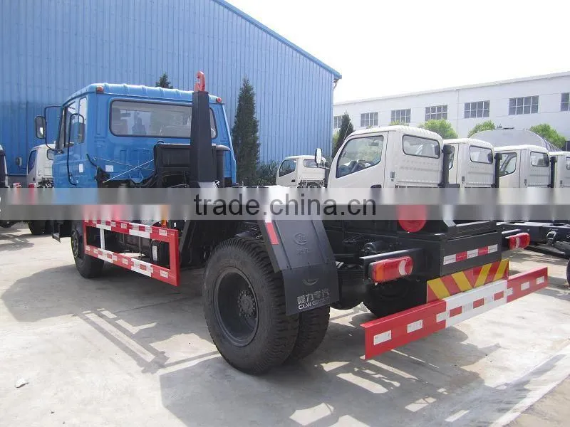 DONGFENG 8TON recycle rubbish truck, hydraulic operation system