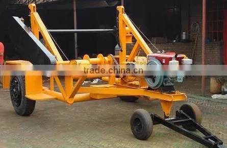 Cable drum vehicle/Large cable laying trailer