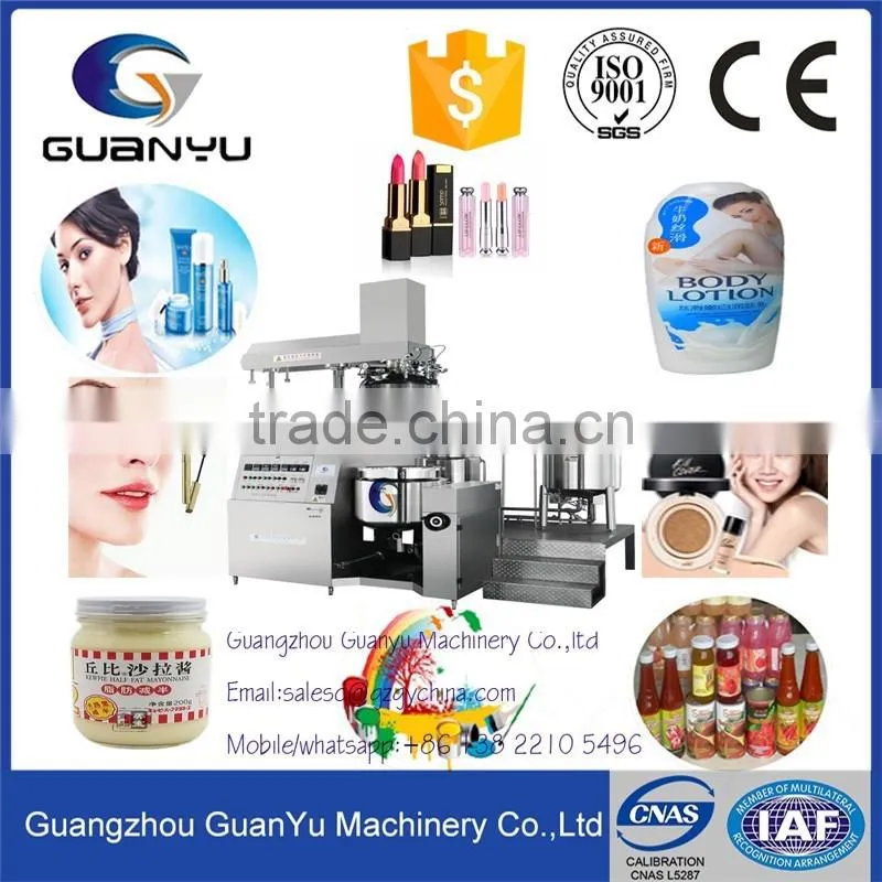 stainless steel vacuum agitator homogenous emulsifying mixer for mayonnaise making