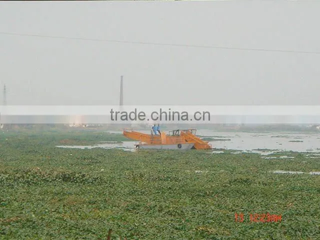 Aquatic weed harvester/Garbage salvage ship/ lake automatic cleaning machine