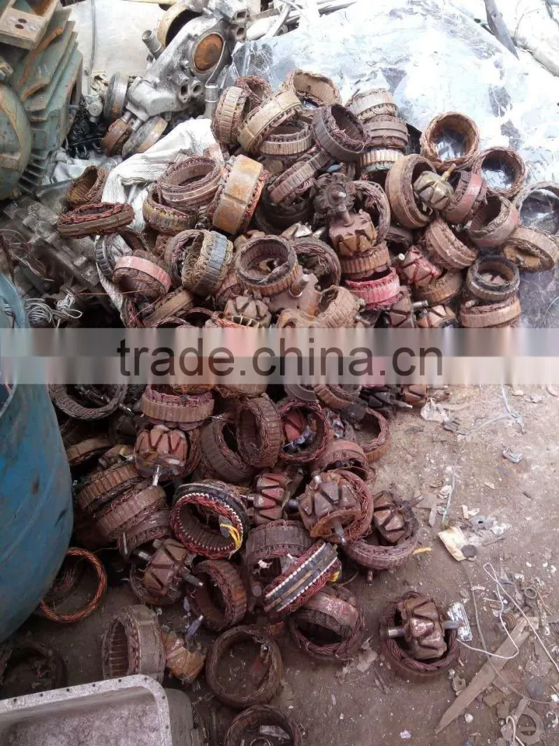 factory main production low price casting-copper waste motor rotor crushing machine