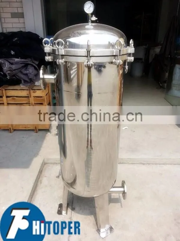 New design bag filtration type industrial water filter