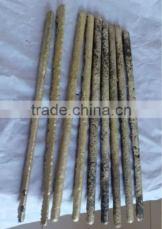 composite welding bar/rod with maximum abrasion resistance