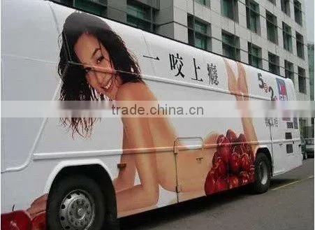 wholesale vinyl advertising bus sticker