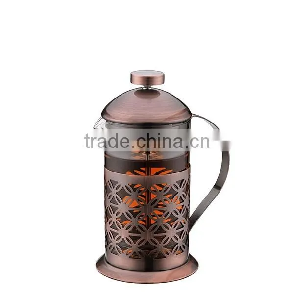 Haonai wholesale copper french coffee press