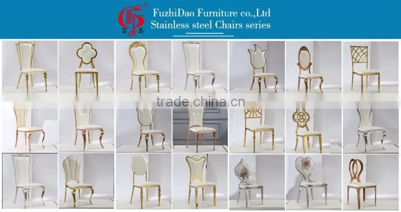 Modern Design cheap Stainless Steel Dining Chair for Wedding Furniture