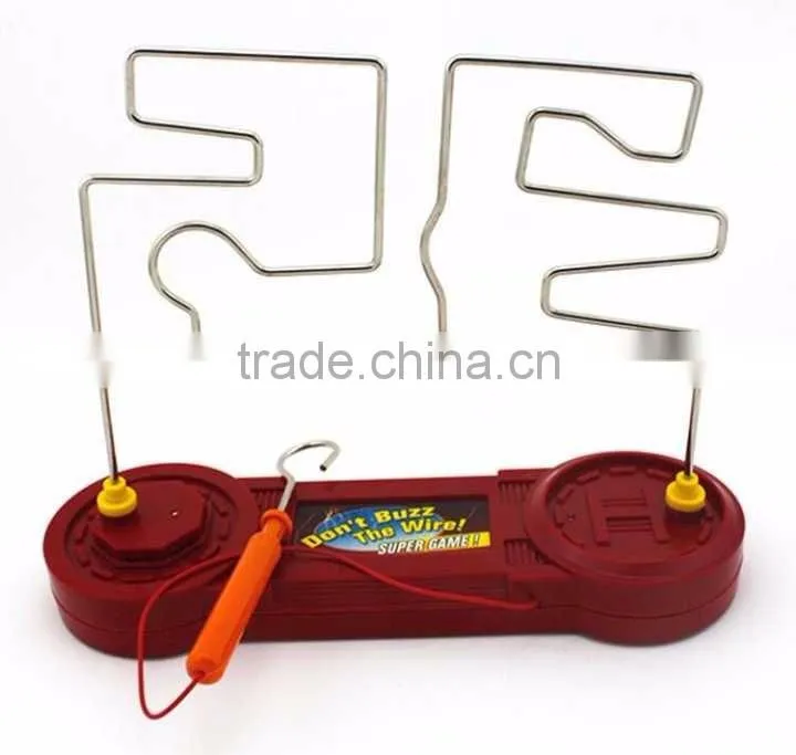 Electric Buzz Wire Game Toy, Hot-selling Electric Hearbeat Shocking Maze Toy For Wholesale
