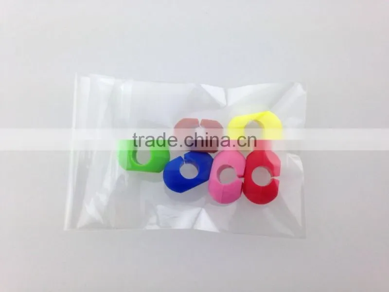 Wholesale 3D Designed FDA /LFGB Food Grade Glass Drink Cup Identifier Silicone Tea Cup Party Glass Marker