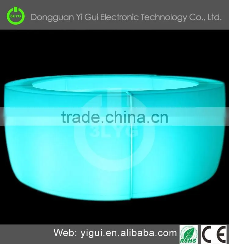 Hot sale Modern bar Chairs with 16 changing color led table