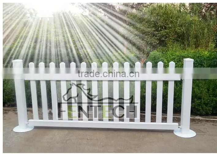 Fentech Widely Used Pvc/Vinyl/Plastic Temporary Fence