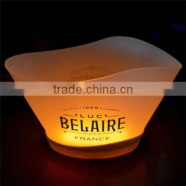 2016 hot sale promotion clear ice bucket brewery