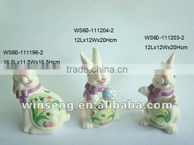 Ceramic Easter Rabbit Shape catalytic Oil Burner