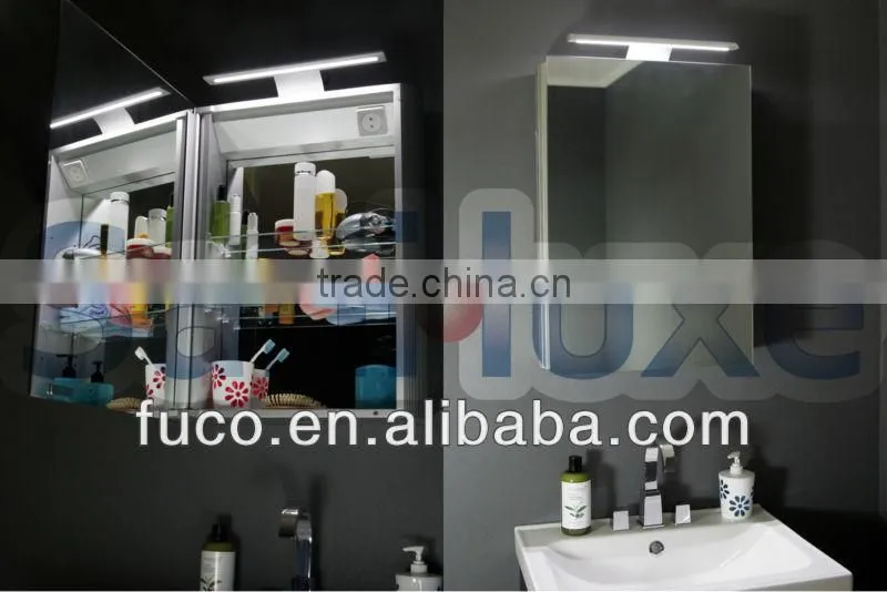 Antique Style Bathroom Vanity of Aluminium and Mirror