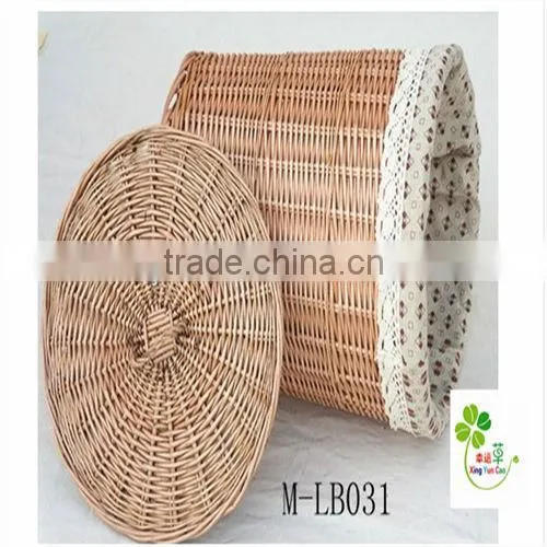 cheap wicker laundry basket The hotel receive basket