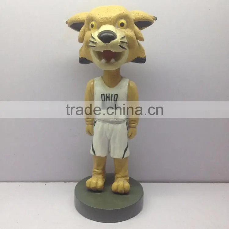 Custom resin animal figurine artficial mongoose figurine model
