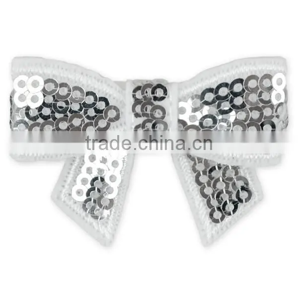 4.5cm Grosgrain Wholesale Sequins hair bows Awesome Sequins bows