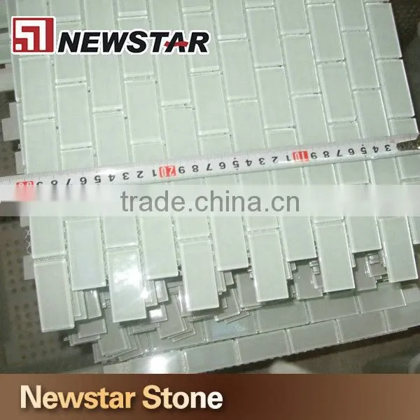 Simple design glass mosaic