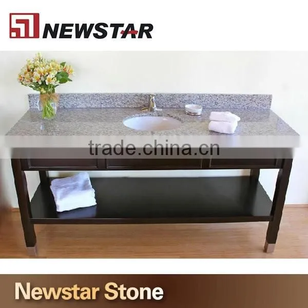 Newstar stone vanity top and corner vanity base