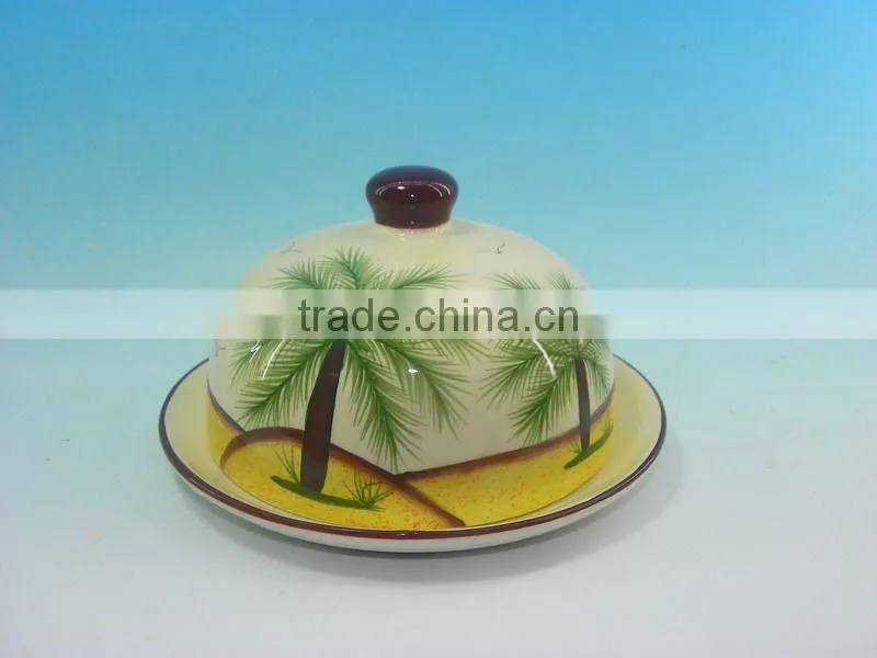 2012 NEWEST PRATE CERAMIC BUTTER DISH