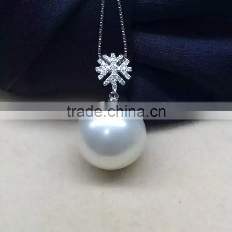 wholesale 13-14mm white south sea pearls necklace