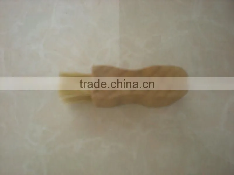 wooden shoe brush