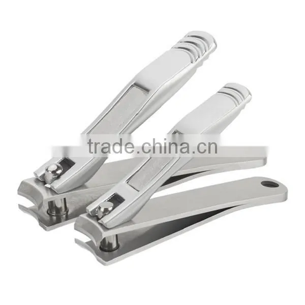 Ivon 2 Piece Nail Clipper Set Shapest Stainless Stell - Fingernail + Toenail Gifts for Women Men