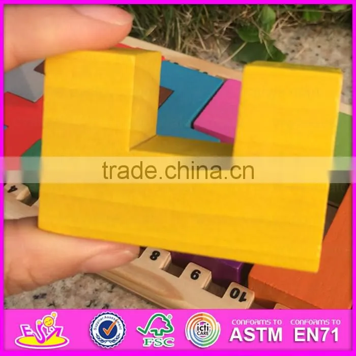 2016 newest children wooden puzzle board game,intelligence wooden puzzle board game,fashion wooden puzzle board game W11A042