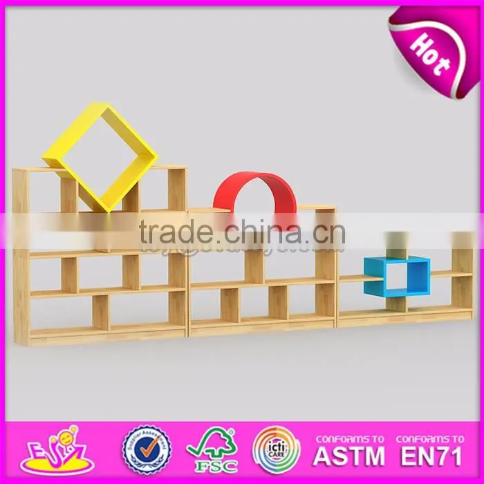 Customized kindergarten toy storage wooden lemonade stands for kids W08C197