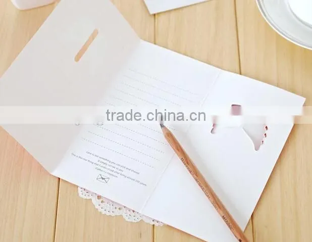 4 Colors High Quality Paper Material Happy Birthday Card,Wedding Card, Handmede Greeting Cards