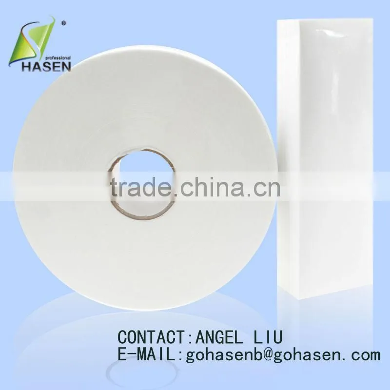 woman beatutiful used salon nonwoven waxing strips