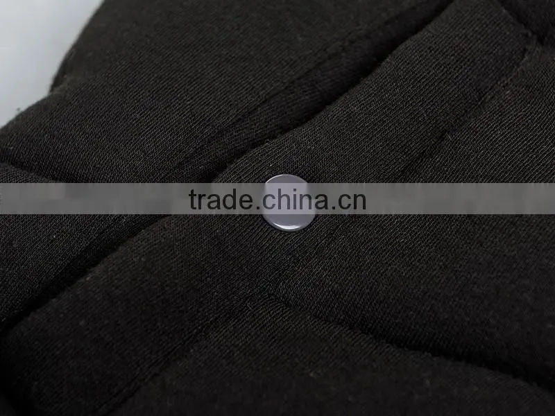 Double sides hooded polar fleece warm winter sleeveless men's windbreaker vest