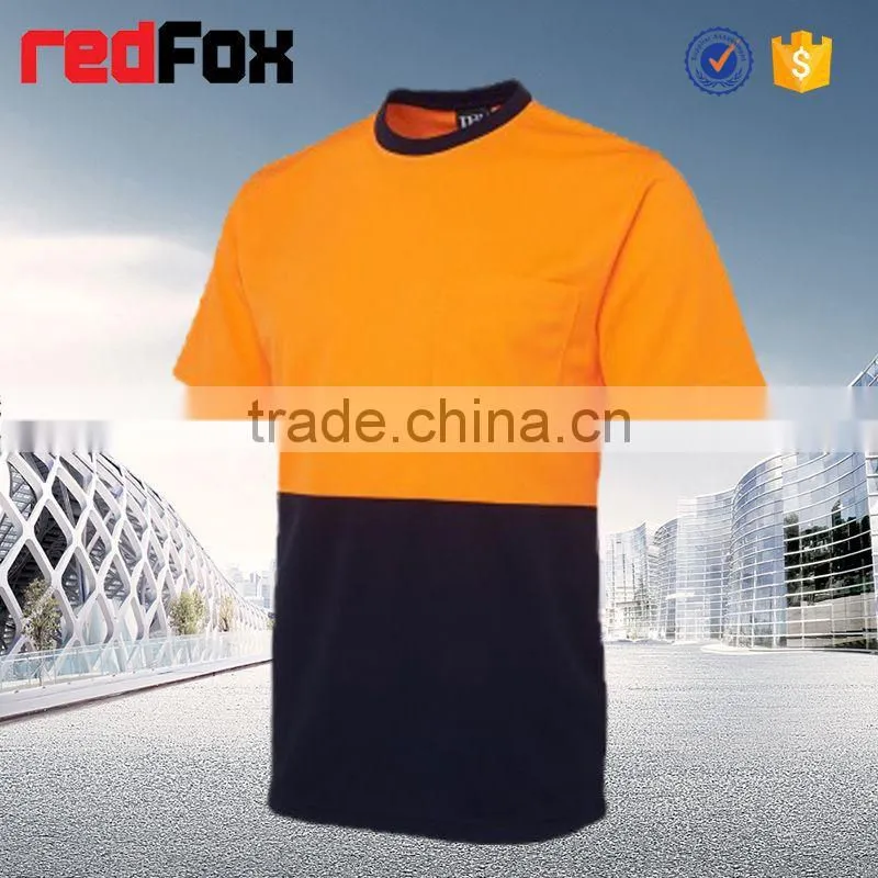 high quality wholesale safety men sports t shirt