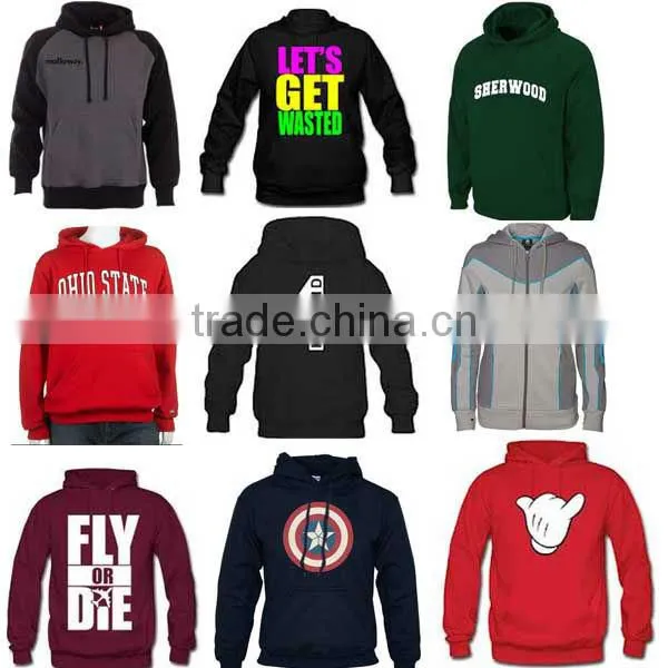 Oem print black hoodie/hoodies manufacturer