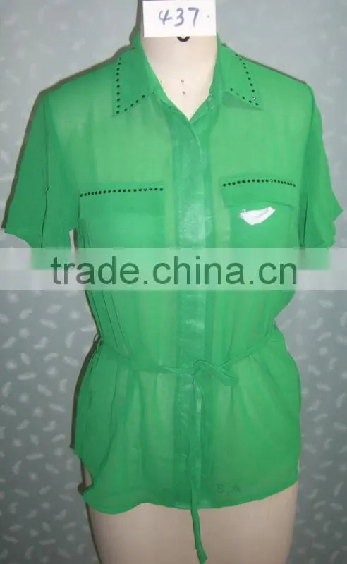 Lady stone work blouses and ladies shirt design