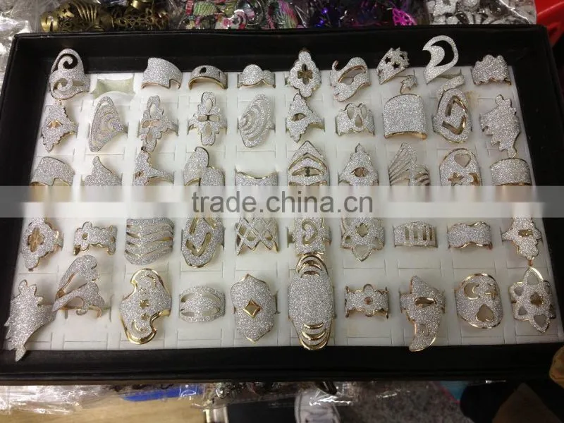 unique rainbow giltter rings promotion jewelry gifts 2014 cheap finger rings promotion jewelry best souvenir promotion gifts