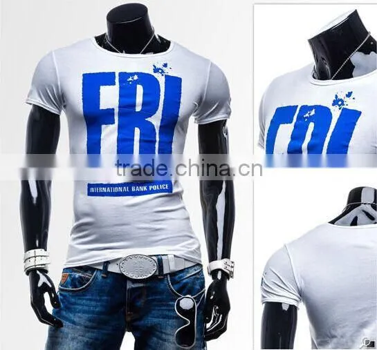 New style man short sleeve casual t shirt , OEM T-shirt Wholesale,Men's Clothing