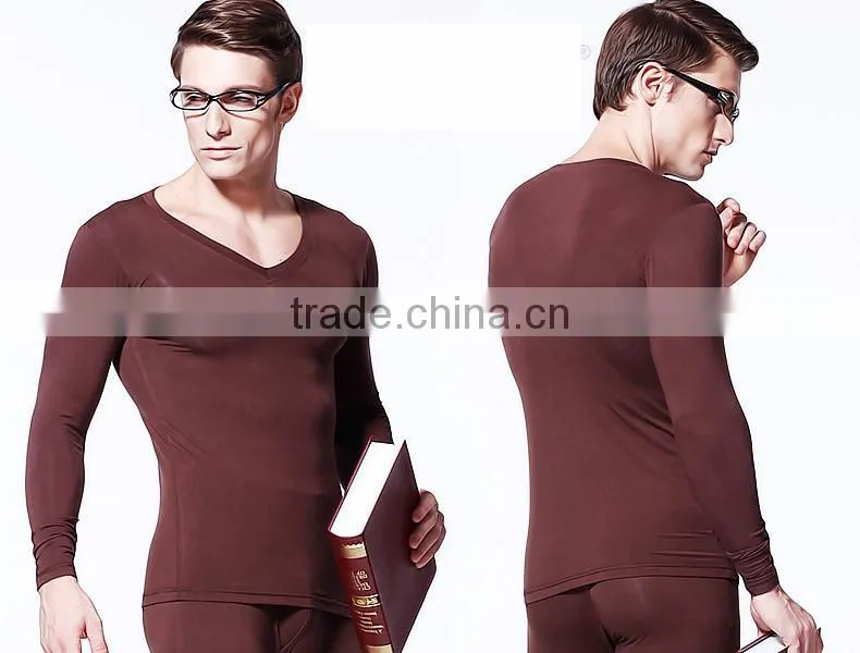 Sexy super elastane men's sleepwear suit pajamas
