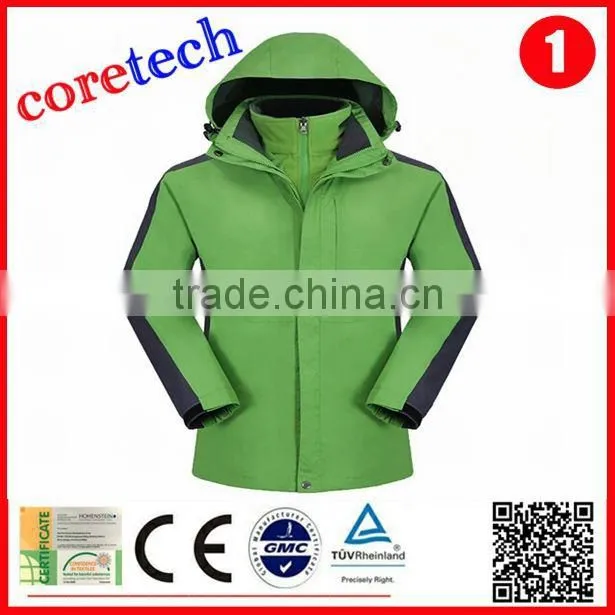 Waterproof breathable mens ski jacket factory